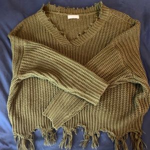 Oversized Sweater waffle knit